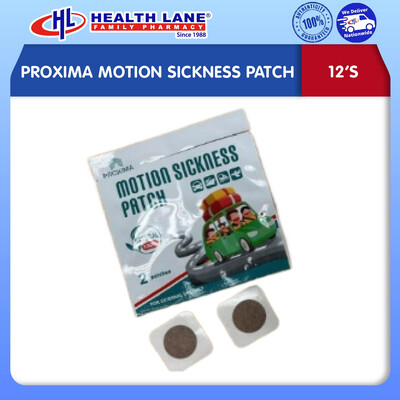 PROXIMA MOTION SICKNESS PATCH (12'S)